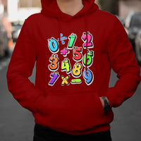 Numbers Math Calculation Symbols Number Day Math Day Numbers Costume Let's Have Fun With The Numbers Hoodie - Wonder Print Shop