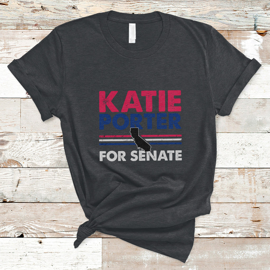 Katie Porter 2024 Whiteboard For Senate California Democrat T-Shirt - Wonder Print Shop