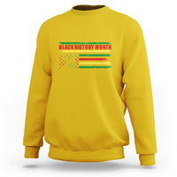 Black History Month Black Pride African American Pride Flag Sweatshirt - Wonder Print Shop