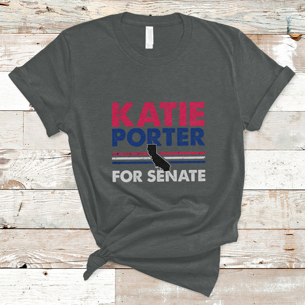 Katie Porter 2024 Whiteboard For Senate California Democrat T-Shirt - Wonder Print Shop