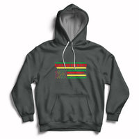 Black History Month Black Pride African American Pride Flag Hoodie - Wonder Print Shop