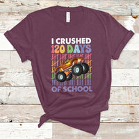 I Crushed 120 Days Of School Funny 120 Days Survivor Truck Kids T Shirt - Wonder Print Shop
