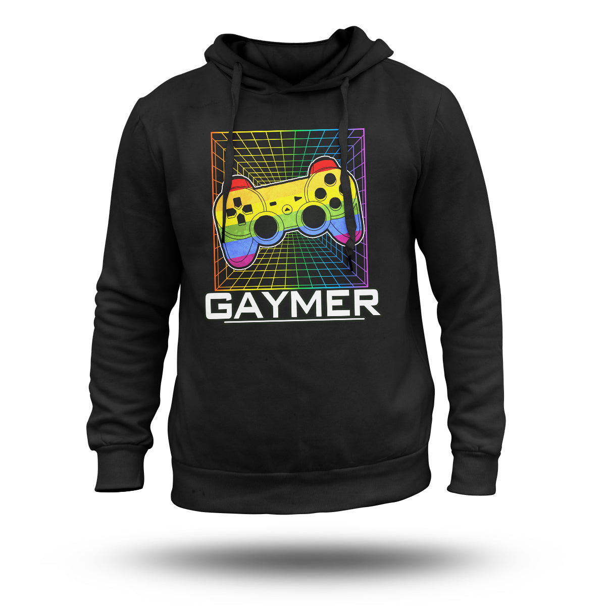 GAYMER LGBT Pride Gay Gamer Rainbow Controller, LGBT Hoodie - Wonder Print Shop