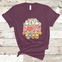 Live Love Dogs Rescue Adopt Dog Lover Pet Day Pet Parents T-Shirt - Wonder Print Shop
