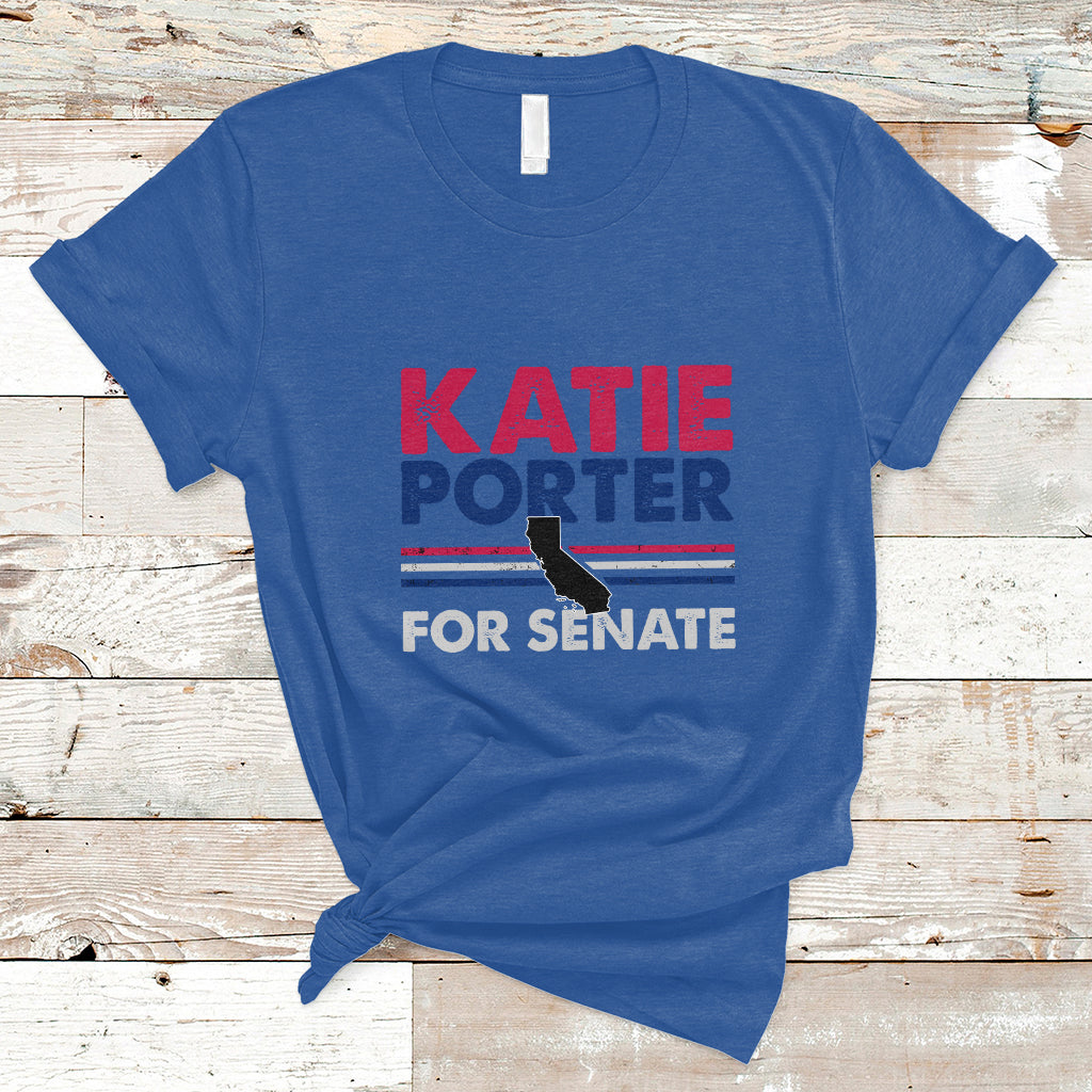 Katie Porter 2024 Whiteboard For Senate California Democrat T-Shirt - Wonder Print Shop