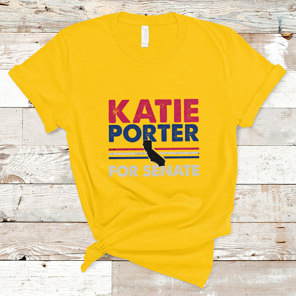 Katie Porter 2024 Whiteboard For Senate California Democrat T-Shirt - Wonder Print Shop