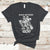Stuck Between Idk Idc And Idgaf Bike Skull Biker Motorcross Dirt Bike T-Shirt - Wonder Print Shop