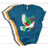 Women Life Freedom Farsi Support Iran Pigeon T Shirt - Wonder Print Shop