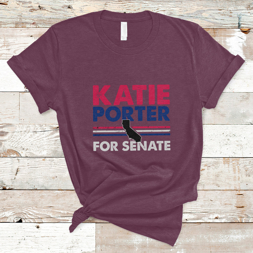 Katie Porter 2024 Whiteboard For Senate California Democrat T-Shirt - Wonder Print Shop