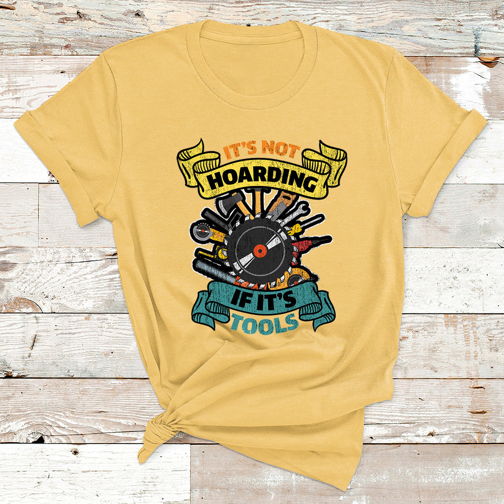 Funny Woodworker Art For Men Carpenter Wood Working Tools T Shirt - Wonder Print Shop