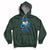 In March We Wear Blue For Colon Cancer Awareness CRC Blue Ribbon Blue Heart Hoodie - Wonder Print Shop