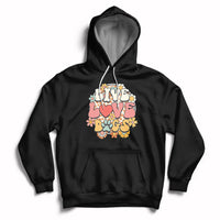 Live Love Dogs Rescue Adopt Dog Lover Pet Day Pet Parents Hoodie - Wonder Print Shop