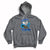In March We Wear Blue For Colon Cancer Awareness CRC Blue Ribbon Blue Heart Hoodie - Wonder Print Shop