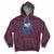 In March We Wear Blue For Colon Cancer Awareness CRC Blue Ribbon Blue Heart Hoodie - Wonder Print Shop