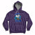 In March We Wear Blue For Colon Cancer Awareness CRC Blue Ribbon Blue Heart Hoodie - Wonder Print Shop