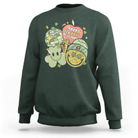 Groovy Retro Happy 120 Days Of School Feeling Cray Cray Teacher Student Sweatshirt - Wonder Print Shop