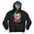 Funny Love In The Air Floral Skull Anti Valentines Day Hoodie - Wonder Print Shop