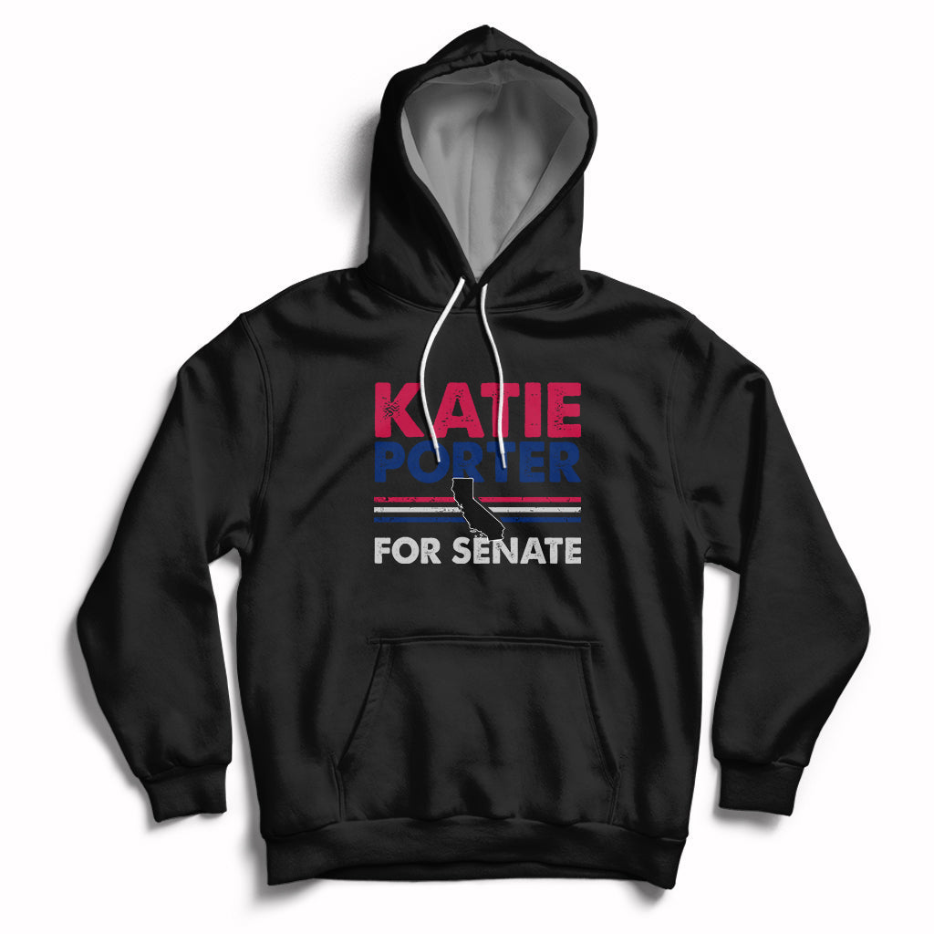 Katie Porter 2024 Whiteboard For Senate California Democrat Hoodie - Wonder Print Shop