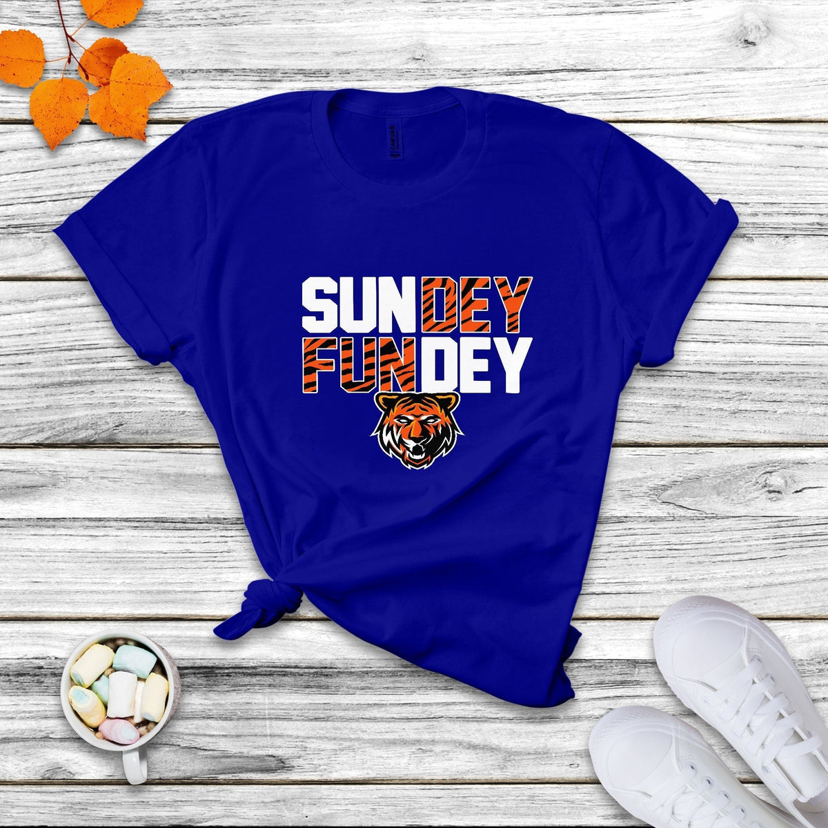Sundey Fundey Fear Da Tiger Rule The Jungle King Of Da North T Shirt - Wonder Print Shop