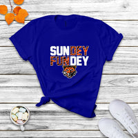 Sundey Fundey Fear Da Tiger Rule The Jungle King Of Da North T Shirt - Wonder Print Shop