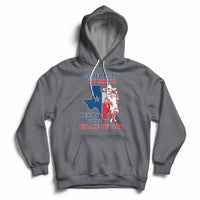 American By Birth Texan By The Grace Of God Texas State Skull Texas Pride Hoodie - Wonder Print Shop