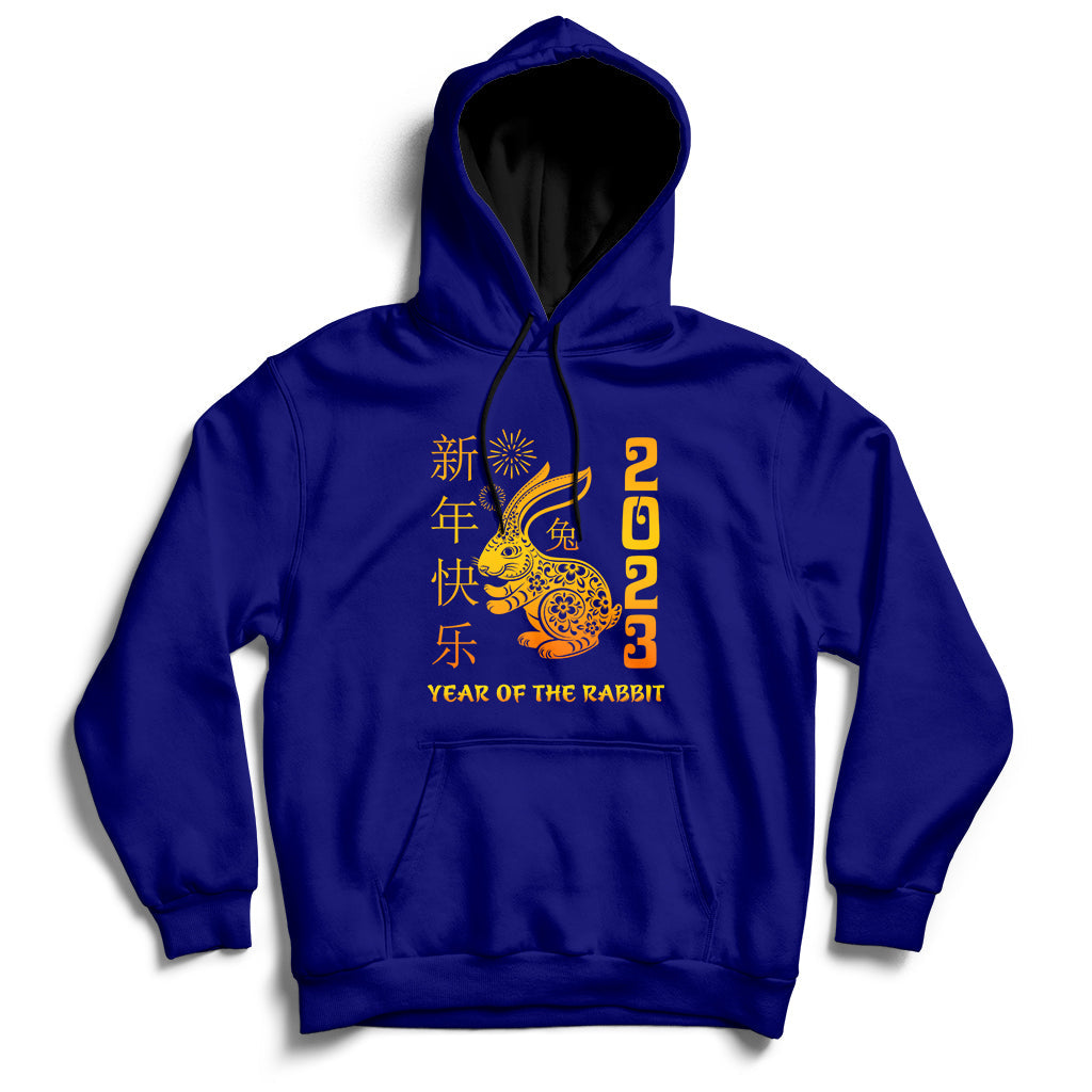 Happy Chinese New Rabbit Year 2023 Year Of The Rabbit Hoodie - Wonder Print Shop
