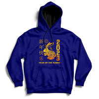 Happy Chinese New Rabbit Year 2023 Year Of The Rabbit Hoodie - Wonder Print Shop