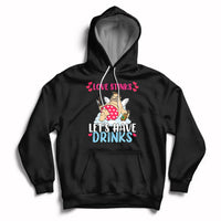 Love Stinks Lets Drink Funny Anti Valentines Day Singles Day Hoodie - Wonder Print Shop