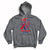 I Wear Red And Blue For Heart Disease Warrior CHD Month Hoodie - Wonder Print Shop