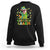 St Patricks Day Daddy's Lucky Charm Cute Dinosaur Boys Girls Sweatshirt - Wonder Print Shop