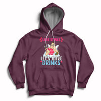 Love Stinks Lets Drink Funny Anti Valentines Day Singles Day Hoodie - Wonder Print Shop