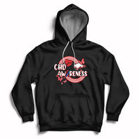 Rainbow CHD Congenital Heart Defect Awareness Heart Disease Hoodie - Wonder Print Shop