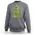 St Patricks Day Daddy's Lucky Charm Cute Dinosaur Boys Girls Sweatshirt - Wonder Print Shop
