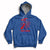 I Wear Red And Blue For Heart Disease Warrior CHD Month Hoodie - Wonder Print Shop
