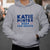 Katie Porter 2024 For US Senate California Democrat Senator - Blue Hoodie - Wonder Print Shop
