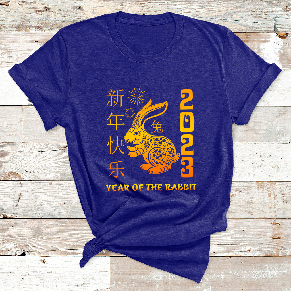 Happy Chinese New Rabbit Year 2023 Year Of The Rabbit T Shirt - Wonder Print Shop