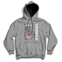 American Flag Camo Proud US Army Veteran Hoodie - Wonder Print Shop
