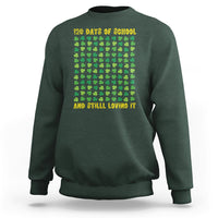 120 Days Of School And Still Loving It Feeling Cray Cray Teacher Student Sweatshirt - Wonder Print Shop