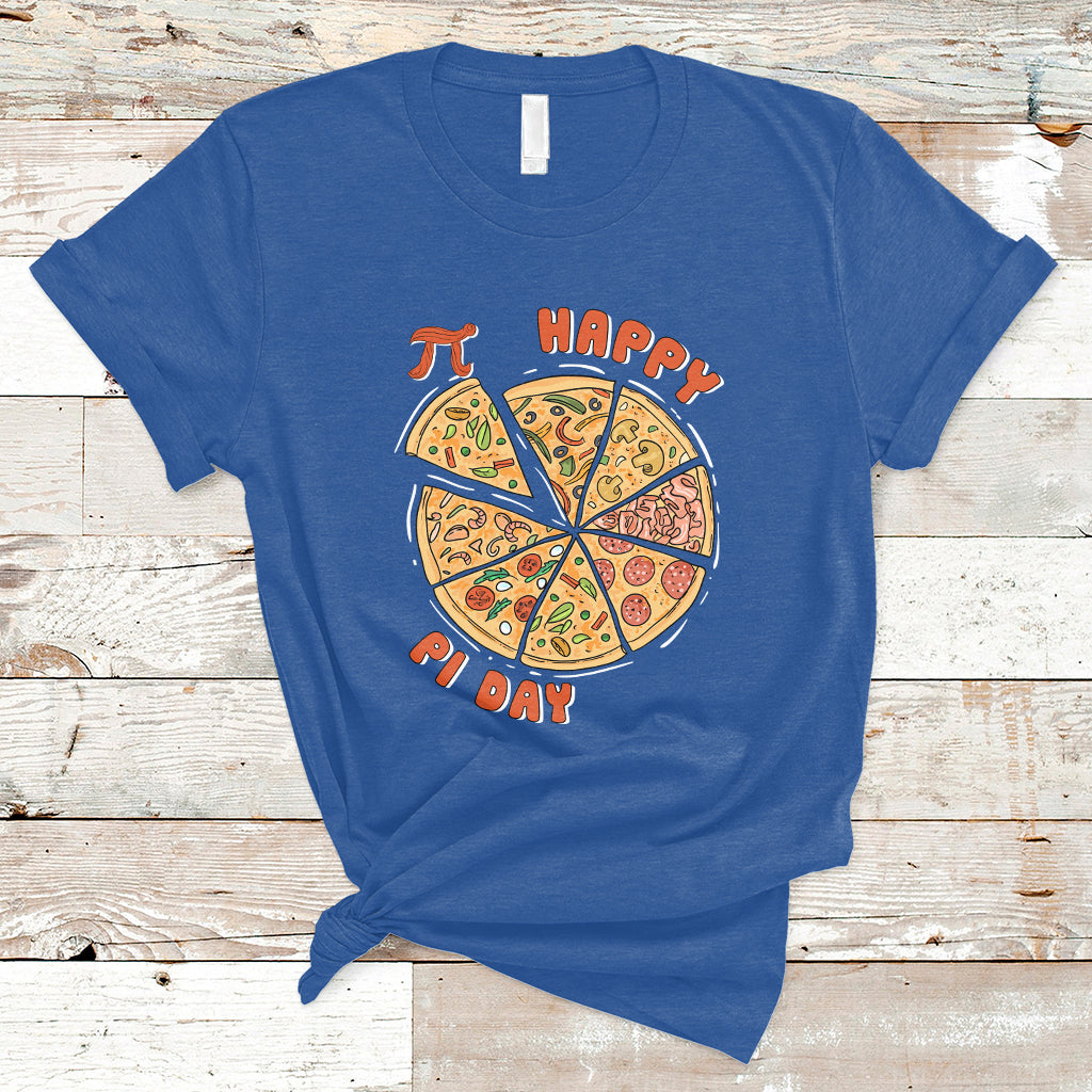 Happy Pi Day 3.14 Number Pi Digits Pie Pizza Geek Pi Pun T Shirt - Wonder Print Shop