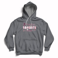Cupid's Favorite Nurse Happy Valentines Day Groovy Retro Hoodie - Wonder Print Shop