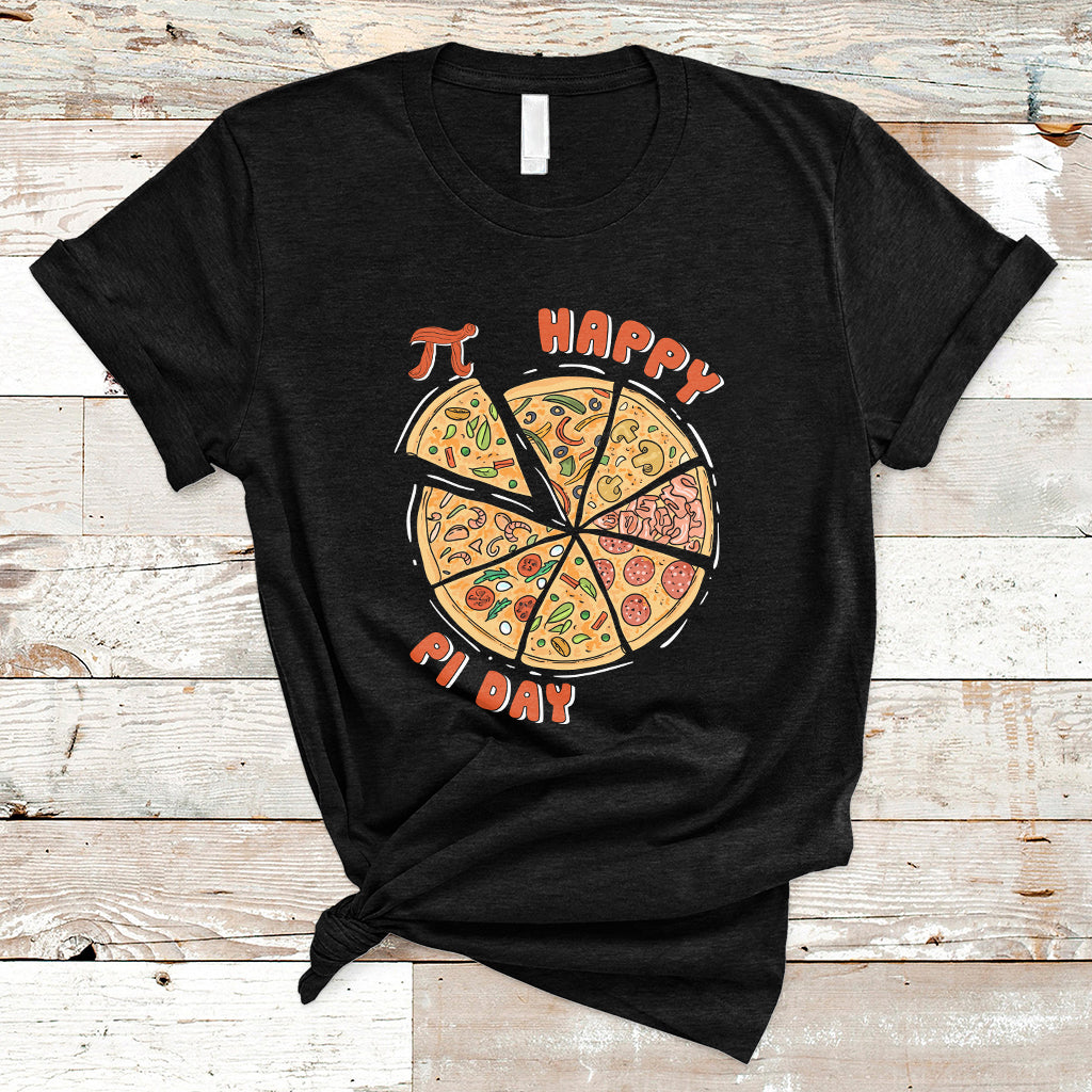 Happy Pi Day 3.14 Number Pi Digits Pie Pizza Geek Pi Pun T Shirt - Wonder Print Shop
