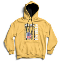 American Flag Camo Proud US Army Veteran Hoodie - Wonder Print Shop