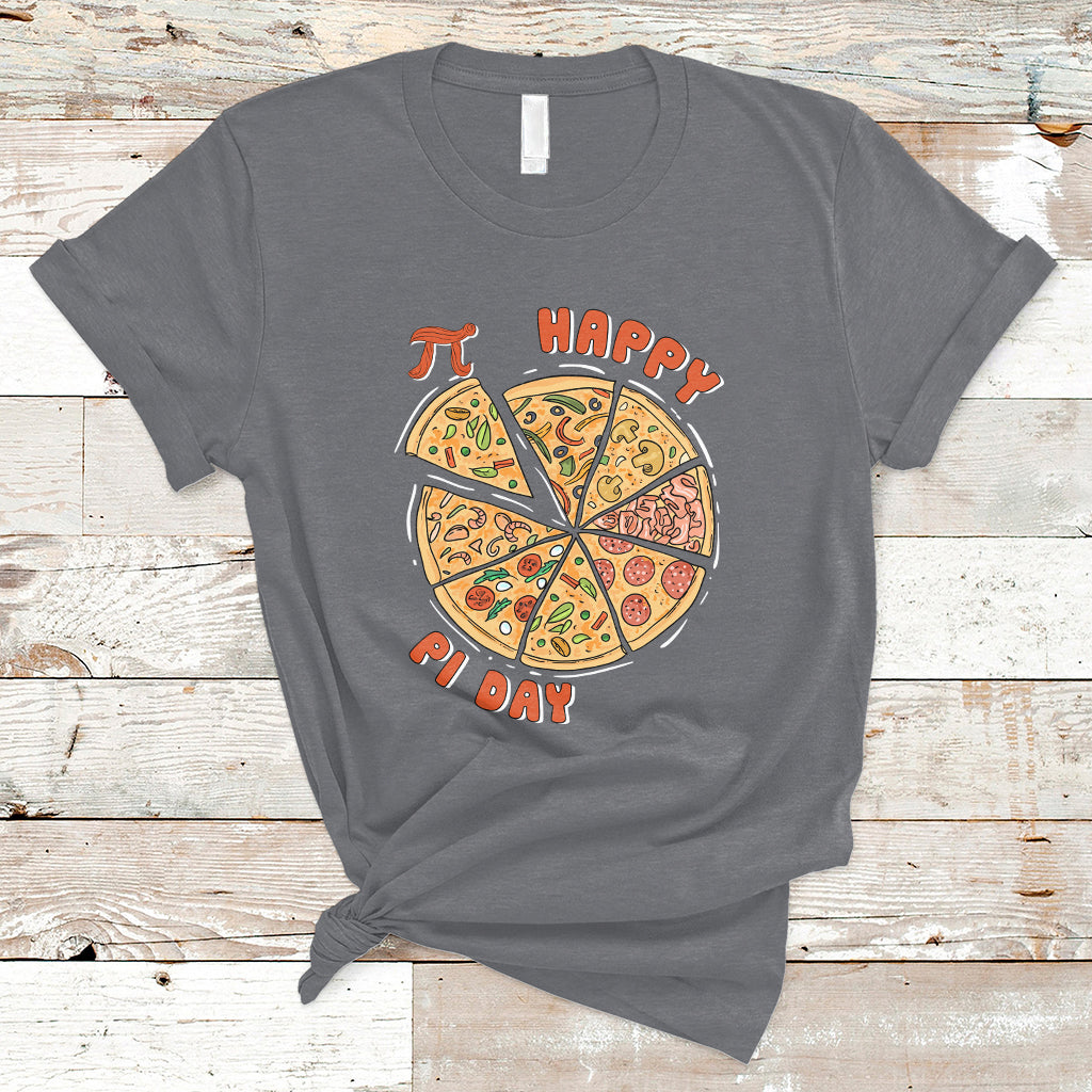 Happy Pi Day 3.14 Number Pi Digits Pie Pizza Geek Pi Pun T Shirt - Wonder Print Shop