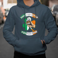 Shut Up Liver You're Fine Happy St.Patrick's Day Drinking Team Cruise Squad Hoodie - Wonder Print Shop