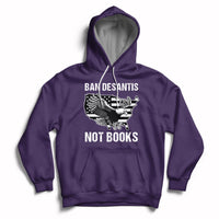 DeSantis Ban Books Banned Books Florida Governor Political American Flag Hoodie - Wonder Print Shop