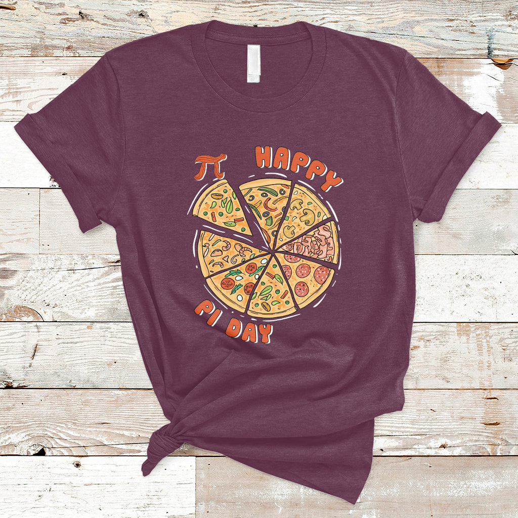 Happy Pi Day 3.14 Number Pi Digits Pie Pizza Geek Pi Pun T Shirt - Wonder Print Shop