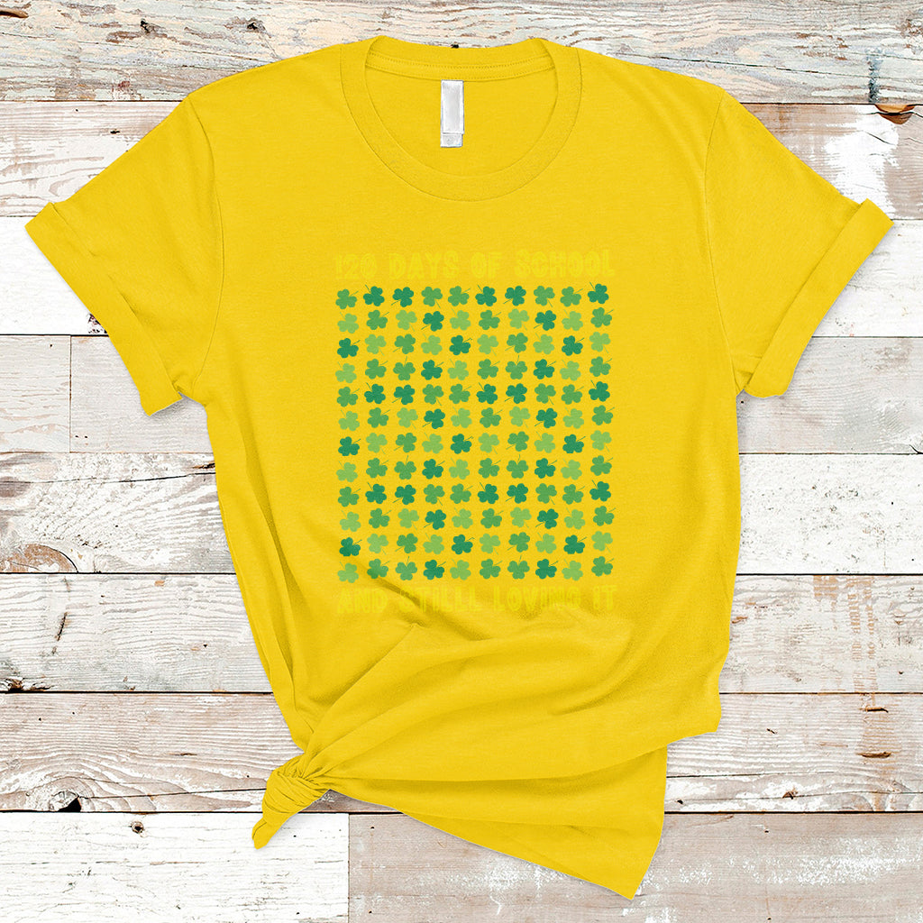 120 Days Of School And Still Loving It Feeling Cray Cray Teacher Student T Shirt - Wonder Print Shop