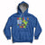 Dinosaur Roaring Into 120 Days Of School Kids Boys Girls 120 Days Smarter Hoodie - Wonder Print Shop