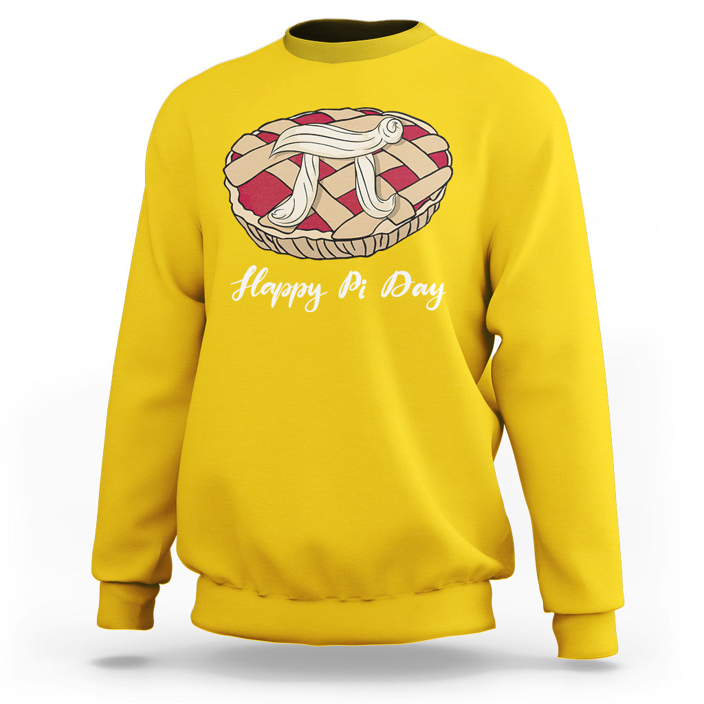Happy Pi Day 3.14 Number Pi Digits Pie Cake Geek Pi Pun Sweatshirt - Wonder Print Shop