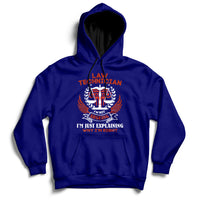 Law Technician I'm Not Arguing I'm Just Explaining Why I'm Right Hoodie - Wonder Print Shop